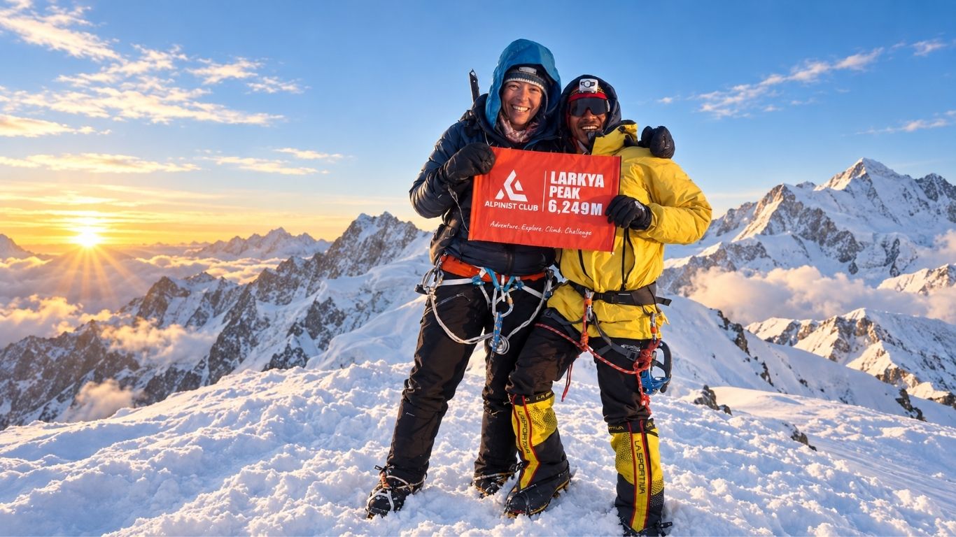 Larkya Peak Climbing – 6,416m